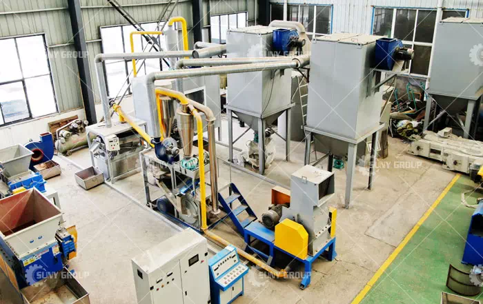 recycling and processing waste circuit board production line