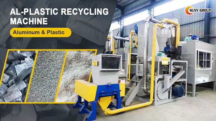 Aluminum Plastic Waste Medical Blister Recycling Machine
