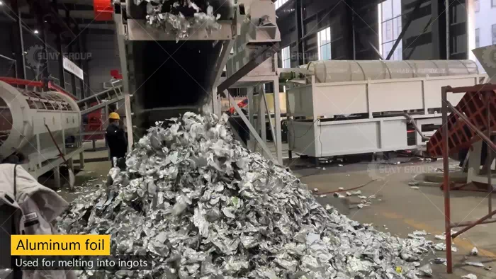 Aluminum foil separation equipment