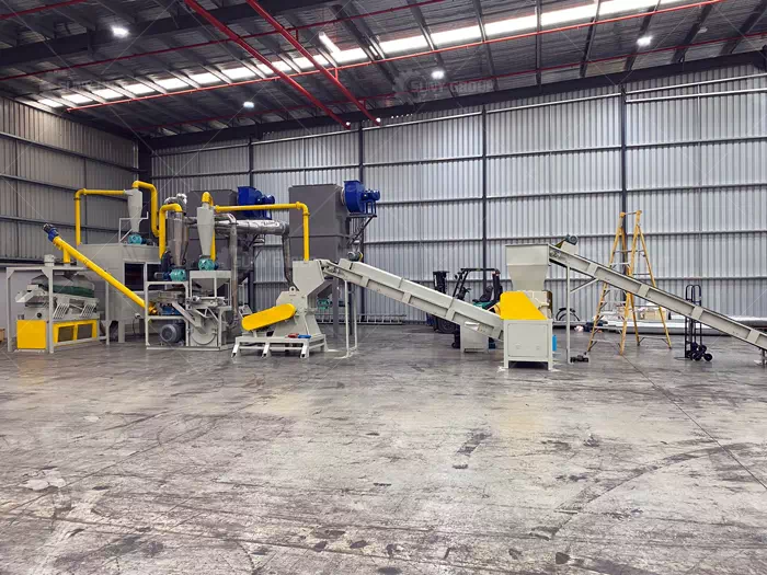 Australian customer PCB recycling production line