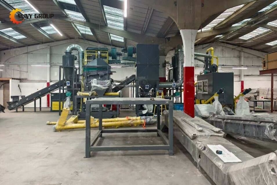 Solar Panel Crushing & Sorting Line in UK