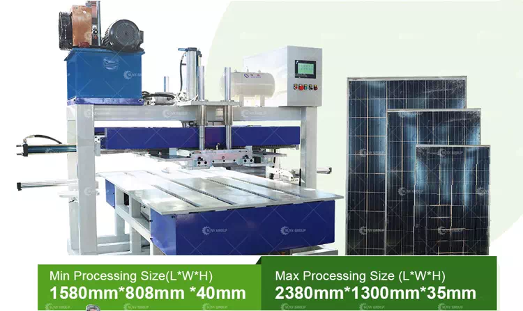 Machines for Dismantling of Used Solar Panels