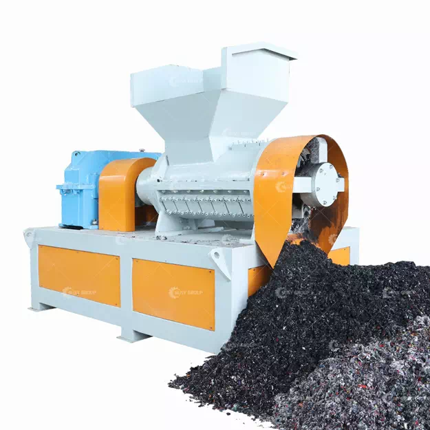 Spiral Shredder for Soft Materials