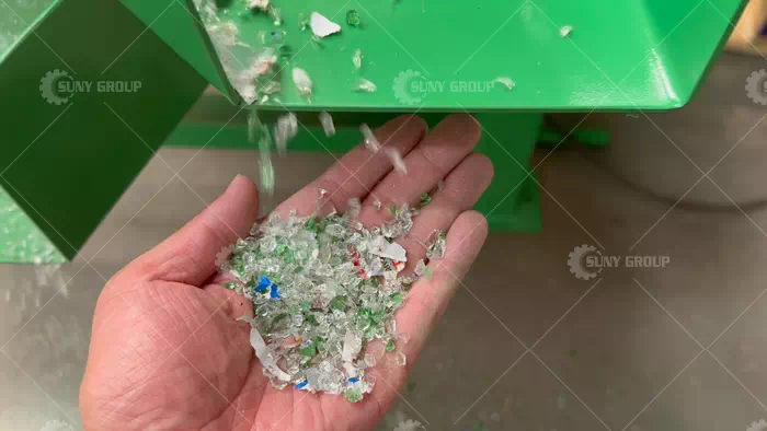 Glass Recycling 3 Stage Machine