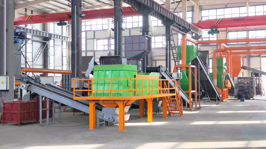 Home Appliance Recycling Machine Manufacturing Workshop Home Appliance Recycling Machine Manufacturing Workshop