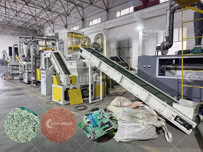 Waste Computer Printed Circuit Board Recycling Solution