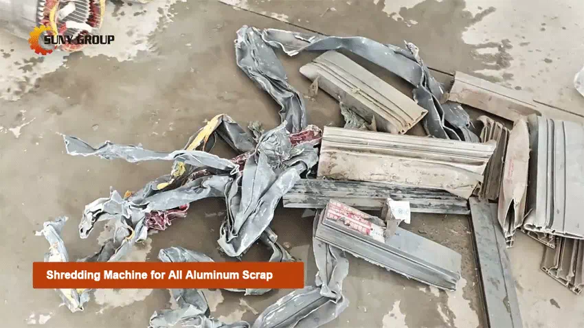 Shredding Machine for All Aluminum Scrap