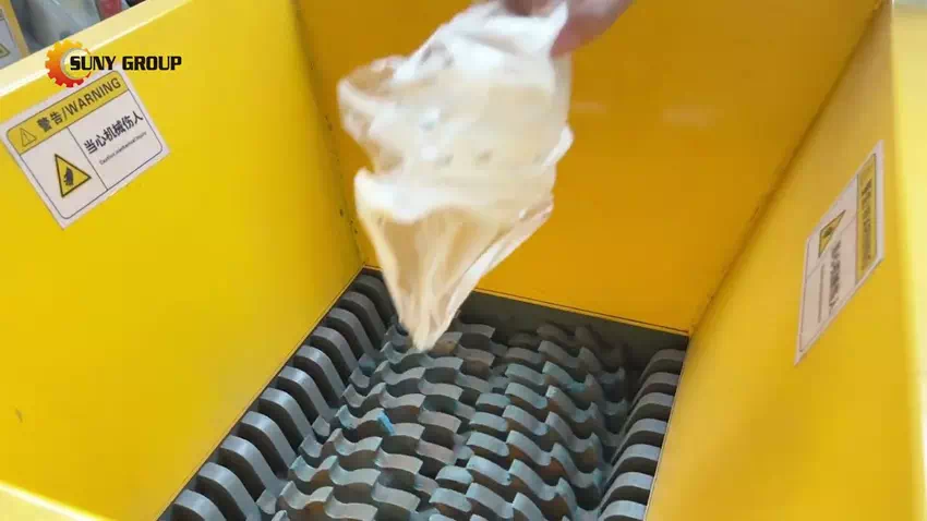 Small Industrial Shredder for Plastic Film & Light Materials