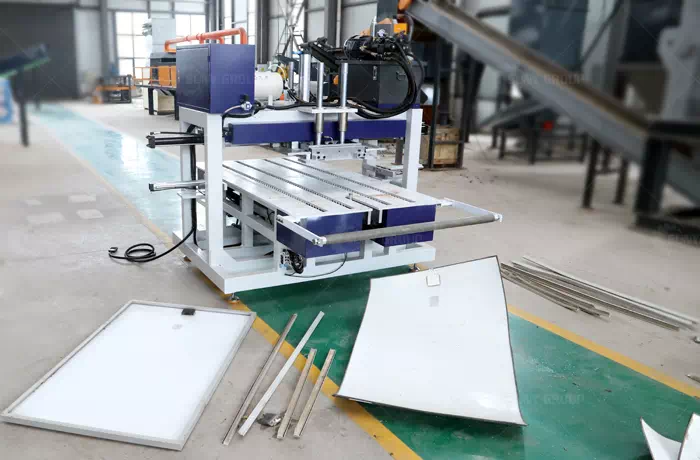 Solar Panel Frame Removal Machine for Efficient PV Recycling
