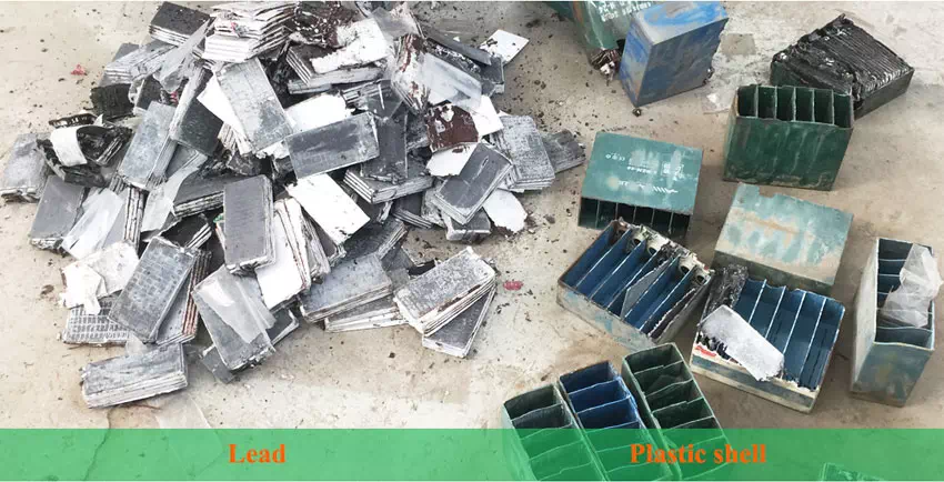 Lead acid battery recycling products