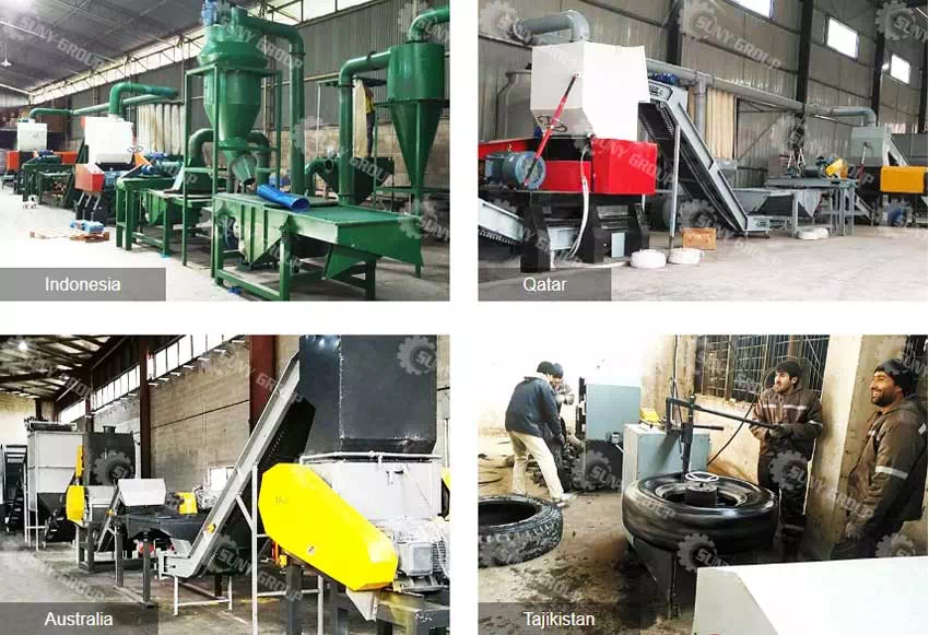 Tire Crushing And Recycling Production Line-Case